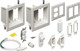 2 RECESSED TV BOX KIT - TVBR2505K 2 RECESSED TV BOX KIT - TVBR2505K